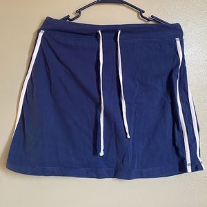 Navy blue sports skirt